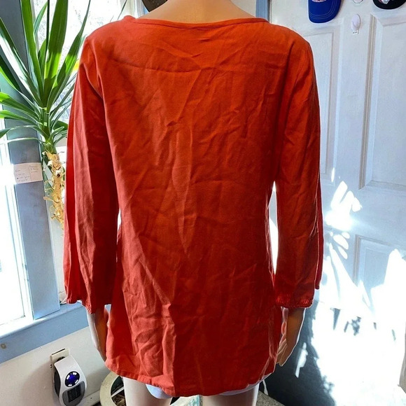 Gunit Fashion New York Embroidery Boho Comfortable Top Blouse Women Size S - Picture 2 of 5